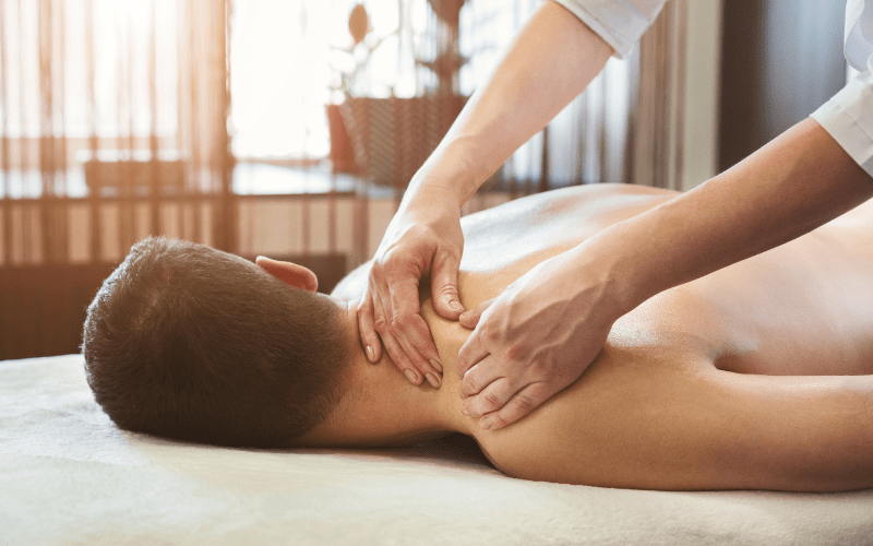 Neck massage for men in York at the Beauty Within.